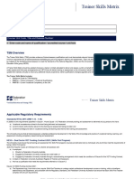 Trainer Skills Matrix WORD - 2021