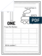 Number Worksheet 1-10