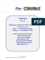 CONVINcE D.1.2.3 Business Cases 3rd Version V1.0