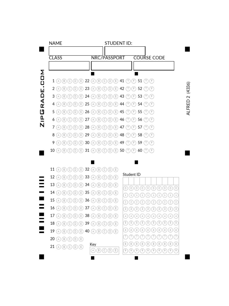 Name student id pdf