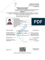 Certificado de Nacimiento Renap