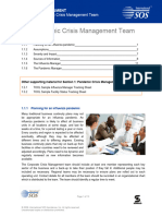 1.1 REFERENCE DOCUMENT Pandemic Crisis Management Team (L) 08312009