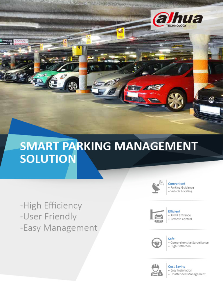 2017 Smart Parking Management Solution 16p Pdf Parking Parking Lot