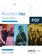 Maastricht MBA Online Track Brochure