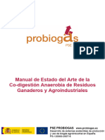 PROBIOGAS - Manual de Estado Del Arte