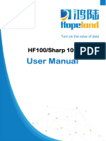 Sharp HF100 user manual