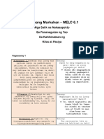 Ikalawang Markahan - MELC 6.1
