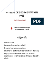 Vitesse Sedimentation