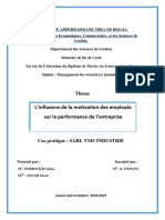 L’influence de la motivation des employés sur la performance de l’entreprise