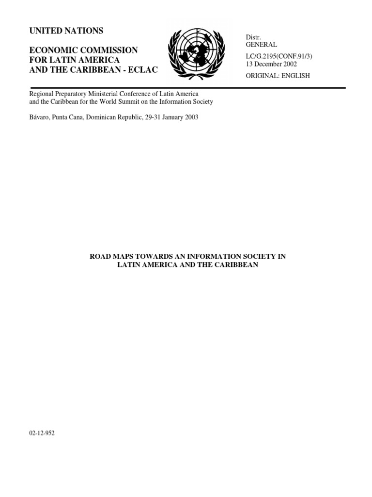 United Nations Economic Commission For Latin America and The Caribbean ...