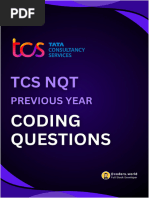 TCS NQT Previous Years Question & Answers