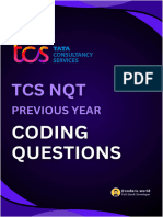 TCS NQT Previous Years Question & Answers