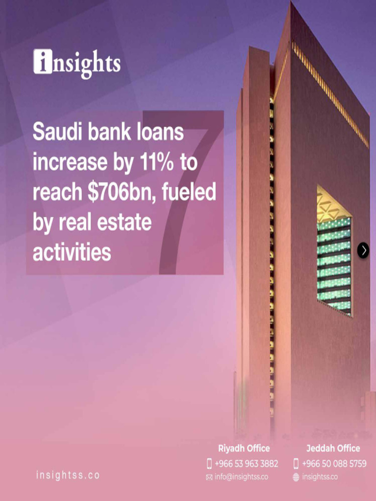 Saudi Bank Loans Increase by 11 Percent | PDF