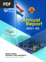 IGNOU English Annual Report 2021-22 - Compressed