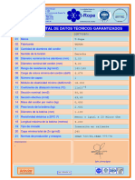 Planilla Digital de Datos Técnicos Garantizados: Alvear, Provincia de Santa Fe, 28 de Setiembre de 2021