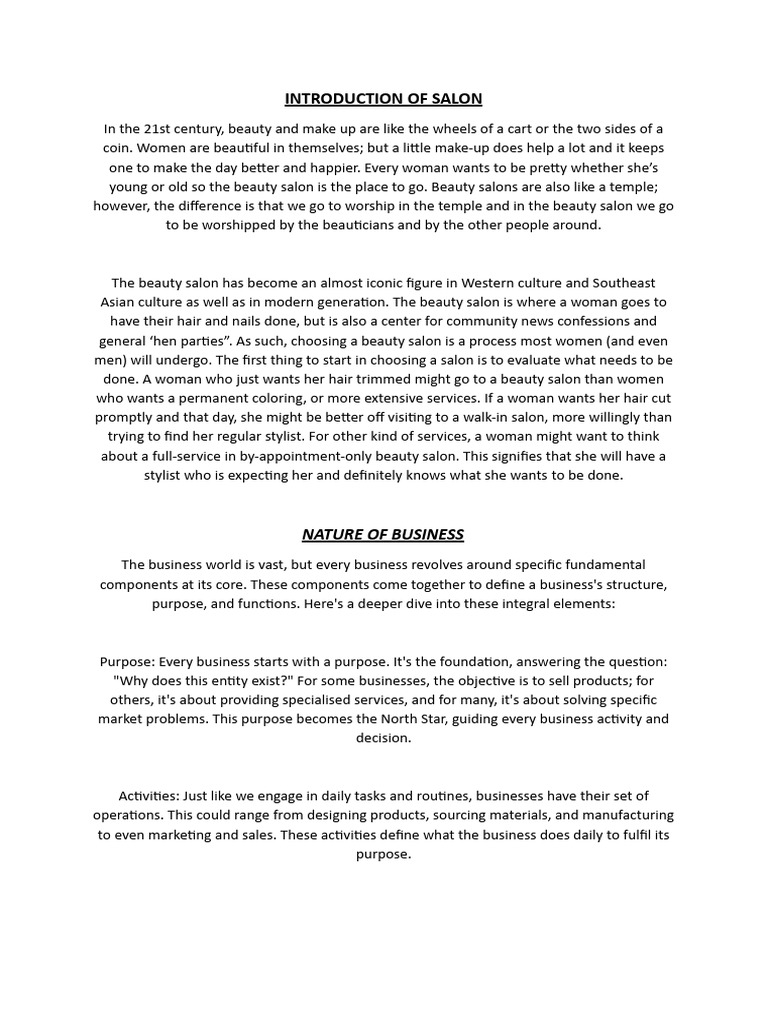 Introduction of salon yash pdf factoring finance loans