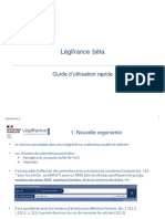 Legifrance Modernise Guide d Utilisation Rapide v25