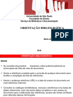 Orientação Bibliografica - 2018