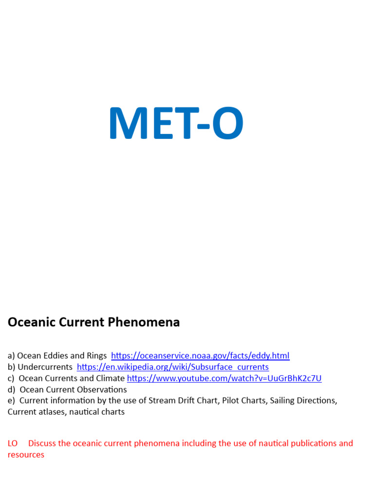Understanding Ocean Currents Dynamics | PDF | Oceans | Atmospheric ...