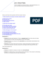 TOEIC Practice - Part 4 - Short Talks - EnglishClub