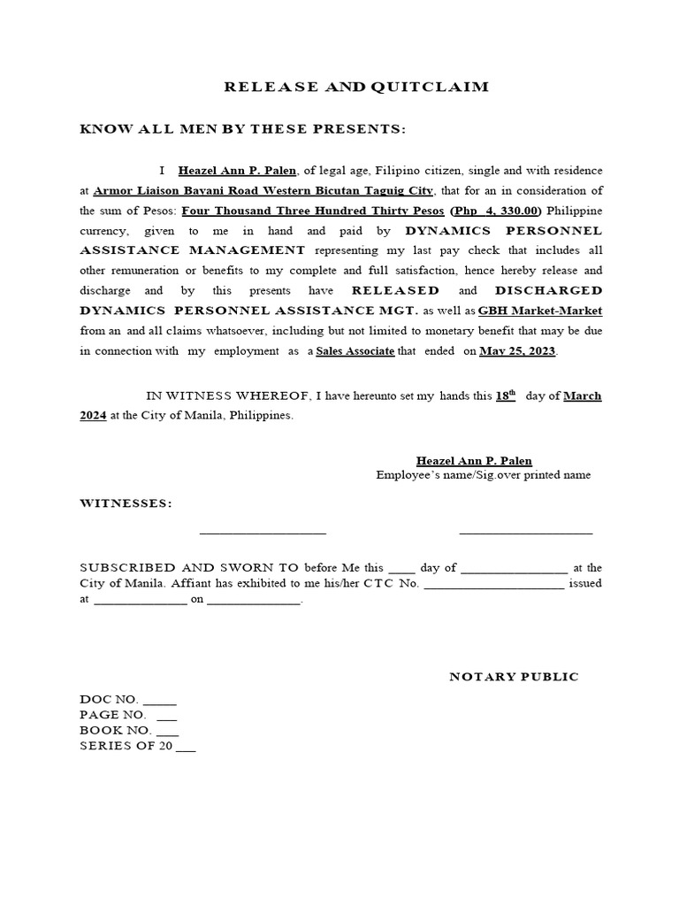 Release and quitclaim pdf 1 pdf io pdf
