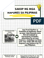 Pagsasakop NG Mga Hapones Sa Pilipinas