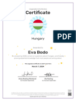 Gapminder Certificate - Hungary - Eva Bodo