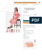 Buy Peach Brushed Floral Printed Knee Length Maternity Dress - The Kaftan Company