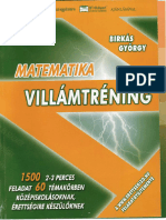 Matematika Villámtréning