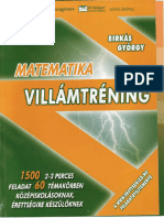 Matematika villámtréning