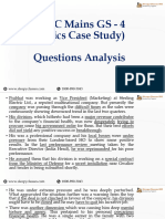 Ethics Case Study Mains Paper Analysis PDF
