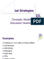 Global Strategies: Concepts, Models & Discussion Questions