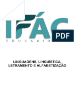 Linguagens, Linguística, Letramento E Alfabetização