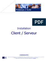 Notice Installation-PROTECSYS 2 Suite client-serveur