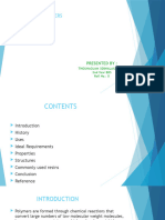 New Dental Polymers