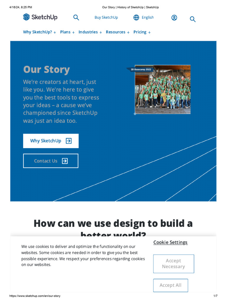 Our Story _ History of SketchUp _ SketchUp | PDF | Sketch Up | Http Cookie