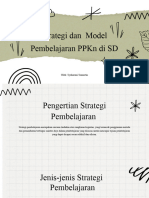 Strategi Dan Model Pembelajaran PKN Di SD
