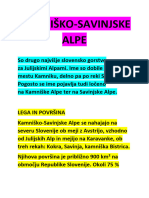 Kamniško-Savinjske Alpe