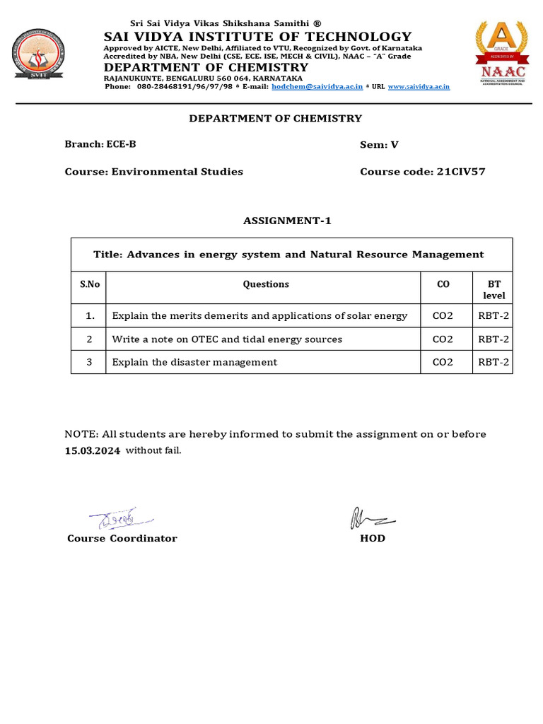 Evs Assignment Pdf Environmental Social Science Sustainable