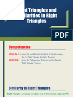 QIII Lesson 6 Similarities in Right Triangles 1