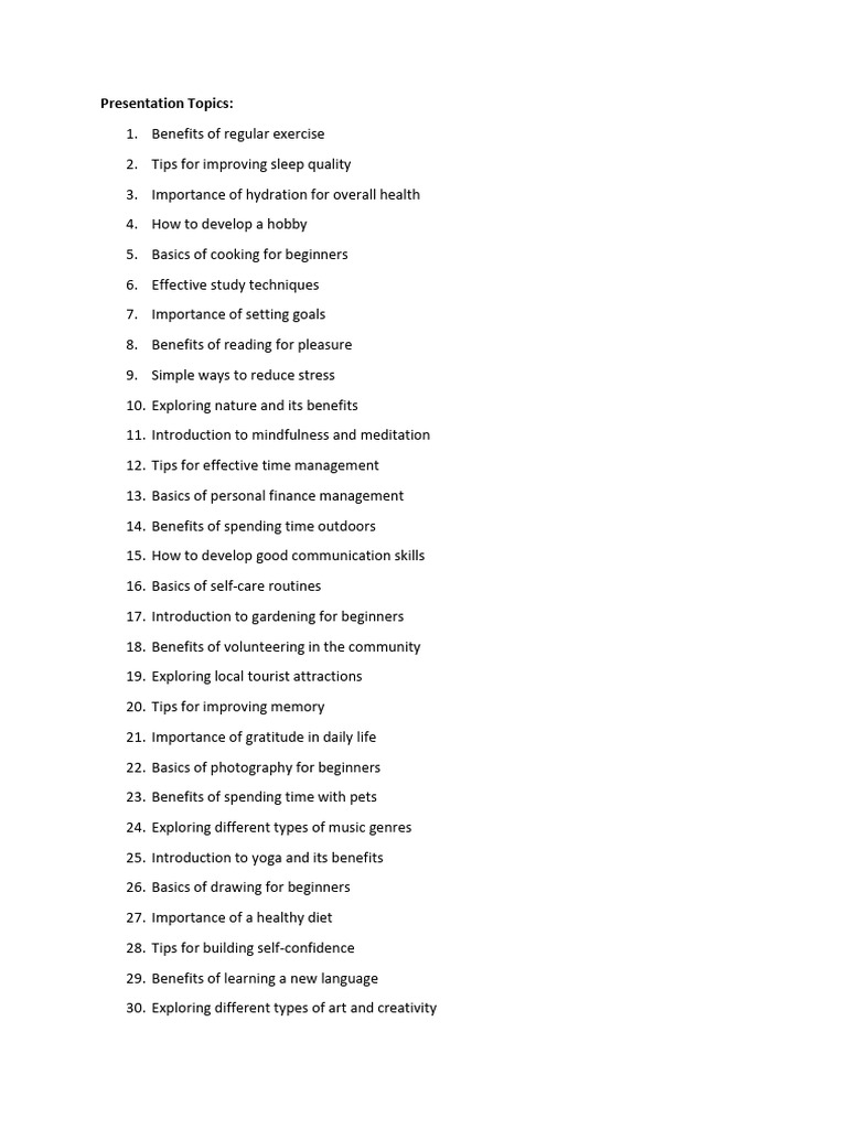 Essential Life Skills And Wellness Tips Pdf