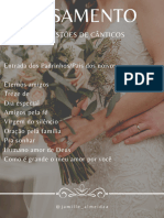 Cânticos para o Casamento - 13 de Maio