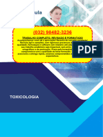 Resolução - (032) 98482-3236 - Roteiro de Aula Prática - Toxicologia