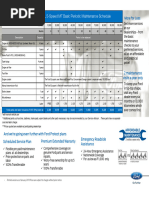 Ford Ranger Maintenance Schedule Overview | PDF | Car | Vehicles
