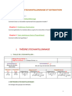 Résumé Echantillonnage Et Estimation