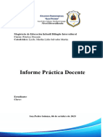 Informe Práctica Docente