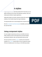 Angular - Component Styles