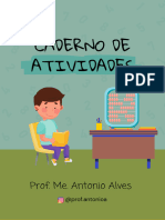 Caderno de Atividades: Prof. Me. Antonio Alves