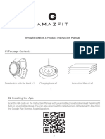 Amazfit Stratos 3 Product Instruction Manual