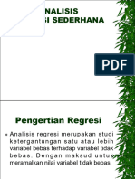 ANALISIS REGRESI SEDERHANA